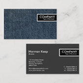 Edge Label - oude blauwe jeans (Voorkant / Achterkant)