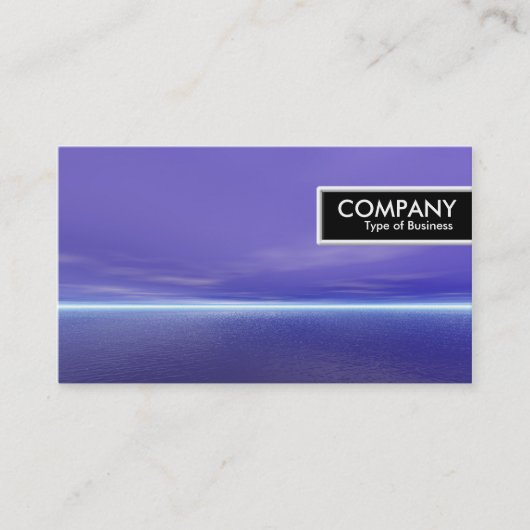 Edge-Label - Paarse Dageraad Visitekaartje (Voorkant)