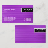 Edge-Label - Paarse penseelstructuur Visitekaartje (Voorkant / Achterkant)