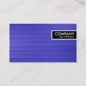 Edge-Label - Penseelblauwe structuur Visitekaartje (Achterkant)