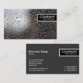 Edge Label - Regen op een raam (Voorkant / Achterkant)