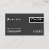 Edge-Label - Retro-patroon Visitekaartje (Achterkant)