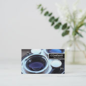 Edge-Label -  TLR-camera Visitekaartje (Staand voorkant)