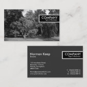 Edge Label - Trees, Bute Park, Cardiff (Voorkant / Achterkant)