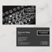 Edge-Label -  typemachine Visitekaartje (Voorkant / Achterkant)