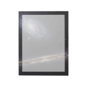 Edge-On Galaxy NGC 4302 & gekantelde Galaxy NGC 42 Notitieblok (Gedraaid)