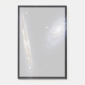 Edge-On Galaxy NGC 4302 & gekantelde Galaxy NGC 42 Post-it® Notes (Voorkant)