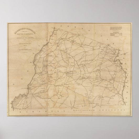 Edgefield District, South Carolina Poster (Voorkant)