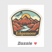 Edgemoor, Delaware Sticker (Vel)