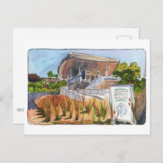 Edgewater Beach House Briefkaart (Voorkant / Achterkant)