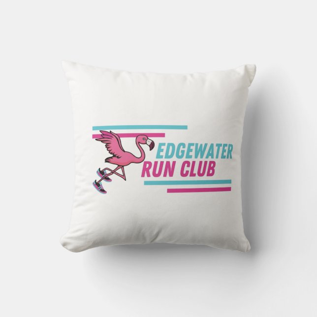 Edgewater Run Club Kussen (Voorkant)