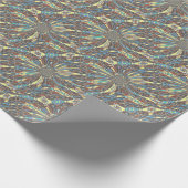 Edgy African Urban Pop Art Abstract optisch ontwer Cadeaupapier (Hoek)