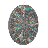 Edgy African Urban Pop Art Abstract optisch ontwer Dartbord (Voorkant Links)
