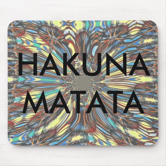 Edgy African Urban Pop Art Abstract optisch ontwer Muismat (Voorkant)