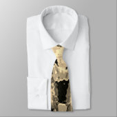 Edgy African Urban Pop Art Abstract optisch ontwer Stropdas (Gebonden)