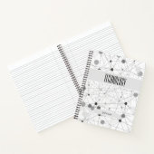 Edgy BOHO Compositie in Grijs Onderwerp Notitieboek (Binnen)