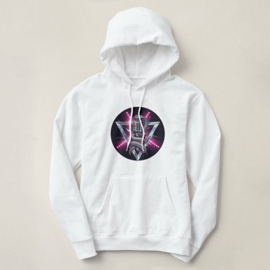 Edgy Cobra Mic Hoodie 🐍🎤 (Design voorkant)