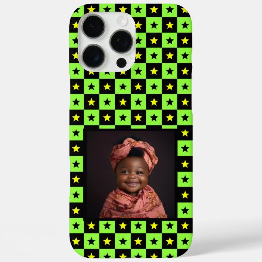 Edgy Fathers Day Ideas Square Pattern  Case-Mate iPhone Case (Achterkant)