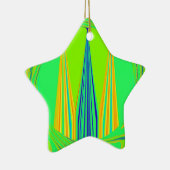 Edgy Geometrical Neon Design Keramisch Ornament (Rechts)
