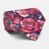 Edgy Gifts For Men Rose Stropdas (Opgerold)