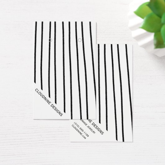 Edgy Lines Écouter collier bijoux carte d'affichag (Bureau)