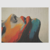 Edgy Seventies Vrouw Decoupage Tissuepapier (Voorkant)