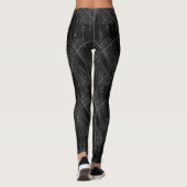 Edgy Tech vervormde spelde Leggings (Achterkant)