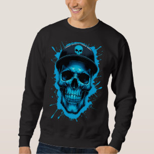 Edgy Urban Streetwear Design met Drip Splash Art Trui