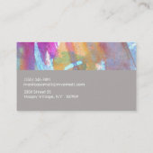 Edgy Waterverf Visitekaartje (Achterkant)