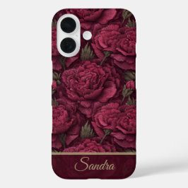Edgy Women Gift Carnation Flower Name iPhone 16 Hoesje