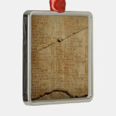 Edict van keizer Diocletian Metalen Ornament (Rechts)