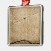 Edict van keizer Diocletian Metalen Ornament (Links)