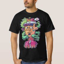 Edige Cartoon Streetwear Heren T-Shirt – Urban 