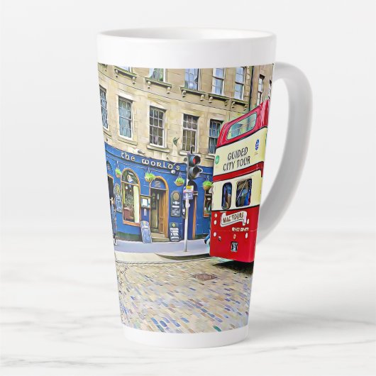 Edimbourg, Scottland Latte Mug (Angle droit)