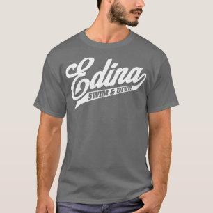 Edina zwemmen duikteam t-shirt