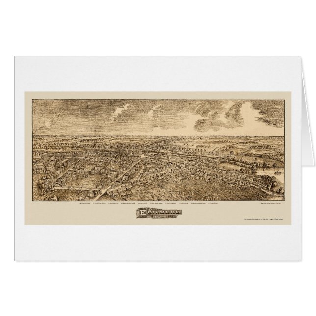 Edinboro, carte panoramique de PA - 1898 (Devant horizontal)
