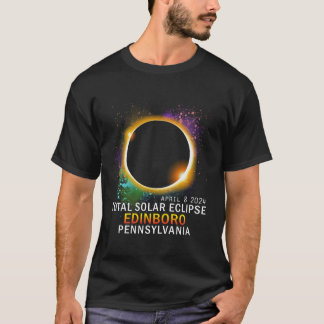 Edinboro Pennsylvania Totale Zonsverduistering 202 T-shirt