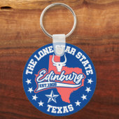 Edinburg, Texas Sleutelhanger (Achterkant)