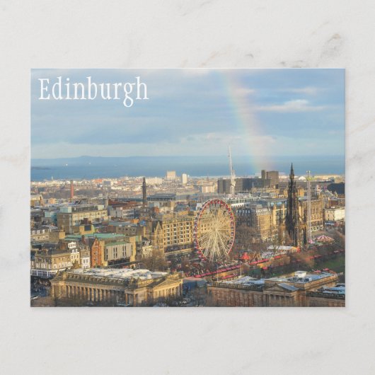 Edinburgh Briefkaart (Voorkant)