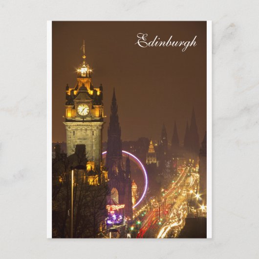 Edinburgh Briefkaart (Voorkant)