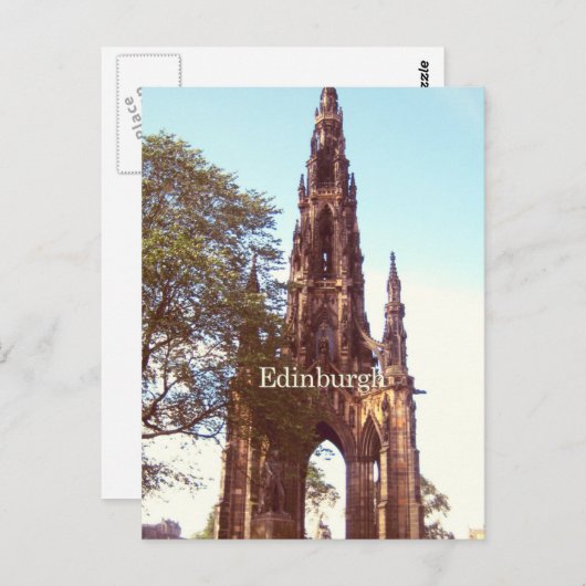 Edinburgh Briefkaart (Voorkant / Achterkant)