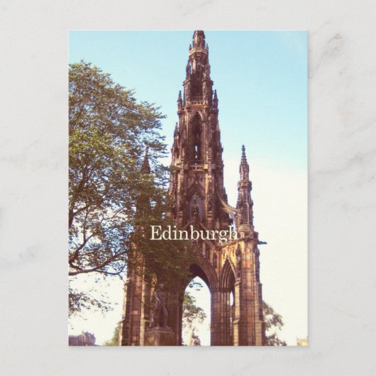 Edinburgh Briefkaart (Voorkant)