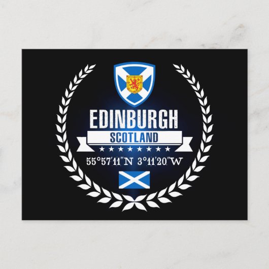 Edinburgh Briefkaart (Voorkant)
