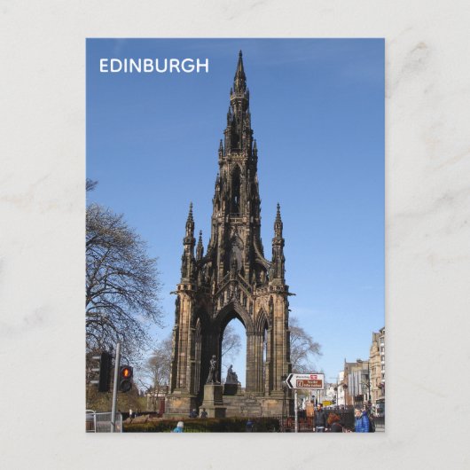 Edinburgh Briefkaart (Voorkant)