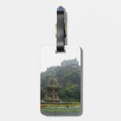 Edinburgh Castle Bagagelabel (Achterkant verticaal)