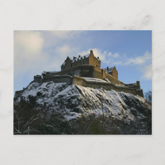 Edinburgh Castle bedekt met sneeuw Briefkaart