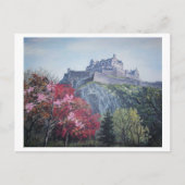 Edinburgh Castle. Edinburgh, het mooie Schotland Feestdagenkaart (Voorkant)