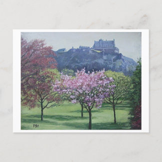 Edinburgh Castle. Edinburgh, Schotland Feestdagenkaart