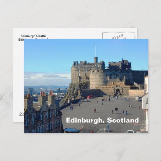 Edinburgh Castle Esplanade, Edinburgh, Schotland Briefkaart (Voorkant / Achterkant)