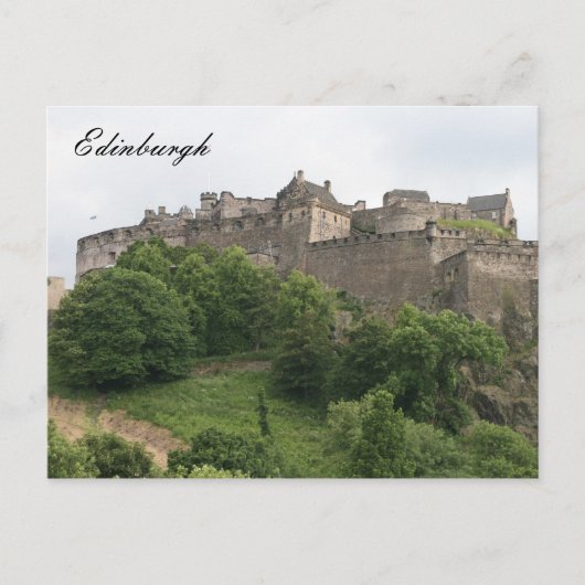 edinburgh castle far briefkaart (Voorkant)
